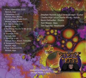 Third Eye - From the Savage Monk Band - Back Cover