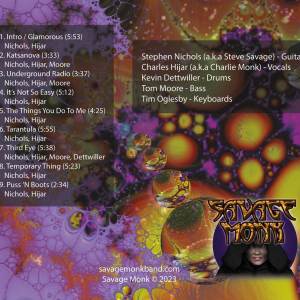 Third Eye - From the Savage Monk Band - Back Cover